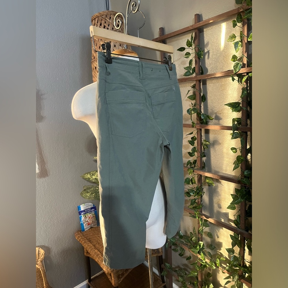Kuhl Women's Mustard Yellow Tank with Sage Green Capris - Picture 9 of 10